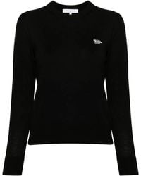 Maison Kitsuné - Round-Neck Knitwear - Lyst