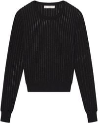 FRAME - Striped Long-Sleeve Top - Lyst