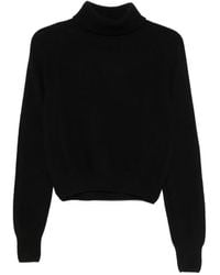 Baserange - Roll-Neck Ribbed-Trim Sweater - Lyst