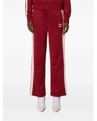 PUMA - Iconic T7 Logo-Embroidered Side-Stripe Track Pants - Lyst