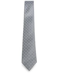 Emporio Armani - Logo-Pattern Tie - Lyst