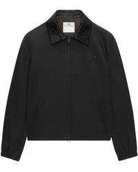 Courreges - Veste Bomber À Col En Vinyle - Lyst