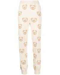 Moschino - Teddy Bear-Print Track Pants - Lyst