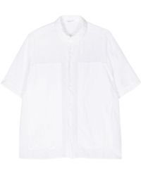 Transit - Decorative-stitching Shortsleeve Shirt - Lyst