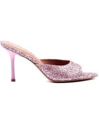 Castagna - Connie Glitter-Embellished Sandals - Lyst