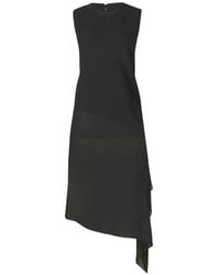 Michael Kors - Robe Mi-Longue À Design Asymétrique - Lyst