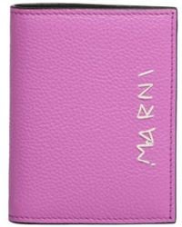 Marni - Portemonnaie mit Logo - Lyst