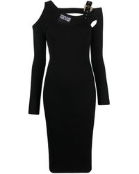 Versace - Midi-jurk Met Barokprint - Lyst