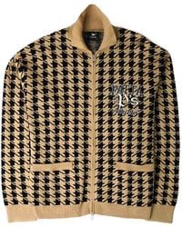 PATTA - Houndstooth-Pattern Zip-Up Cardigan - Lyst