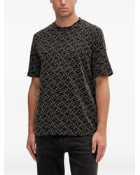 ARMANI EXCHANGE - Geometric-Print T-Shirt - Lyst