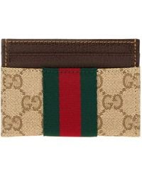 Gucci - Web Detail Card Case - Lyst