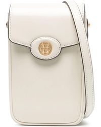 Tory Burch - Robinson Spazzolato Phone Crossbody Bag - Lyst