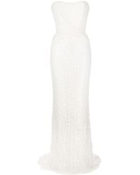 Jenny Packham - Mia Sequin Gathered Bridal Gown - Lyst