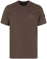 Moncler - Logo-Badge T-Shirt - Lyst