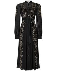 Temperley London - Oberon Sequin-Embellished Shirt Midi Dress - Lyst