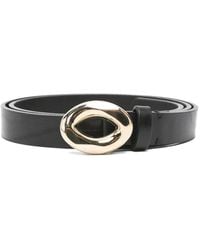 Ernest W. Baker Rose Buckle Belt in Black for Men | Lyst