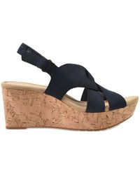 Clarks - Rose Erin Wedge Sandals - Lyst
