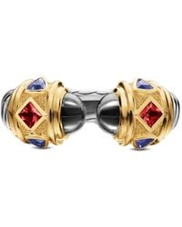 David Yurman - Anillo Renaissance en oro amarillo de 14 ct y plata de ley con gemas - Lyst