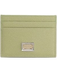 Dolce & Gabbana - Leather Credit Card Case - Lyst