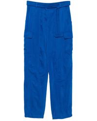 Ferragamo - Belted Cargo Trousers - Lyst