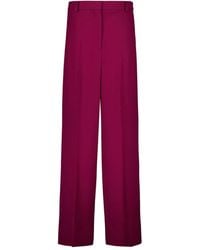 Stella McCartney - Wool High-Waisted Tailored Trousers - Lyst
