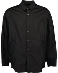 Sacai - Poplin Nylon Shirt - Lyst
