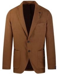 Santaniello - Buttoned Blazer - Lyst