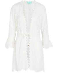 Melissa Odabash - Naias Lace-Knit Kaftan - Lyst