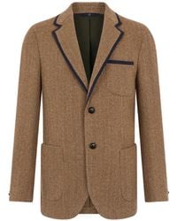 Brooks Brothers - Herringbone Wool-Blend Blazer - Lyst