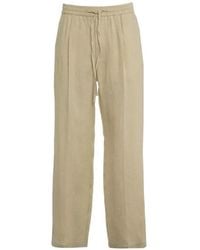 Amaranto - Drawstring-Waist Pleated Trousers - Lyst