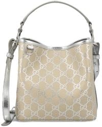 Gucci - Small Gg Emblem Bucket Bag - Lyst