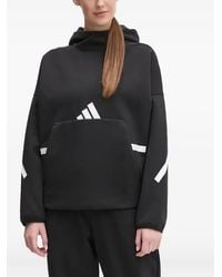 adidas - Sudadera con capucha y bolsillo del logo - Lyst