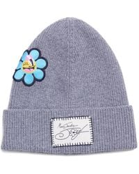 Marc Jacobs - The Joy Flower-Embellished Beanie Hat - Lyst
