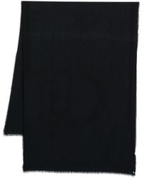 Liu Jo - Monogram Fringed Scarf - Lyst