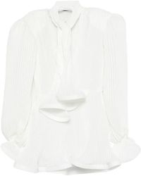 ROWEN ROSE - Robe Courte À Design Plissé - Lyst