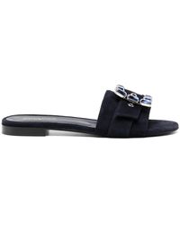 Madison Maison - Madison Maison Fade Jeweled Buckle Khaki Sandal - Lyst