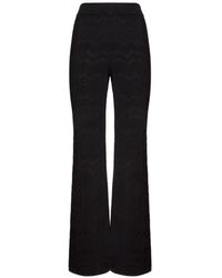 Missoni - Chevron-Pattern Knit Trousers - Lyst