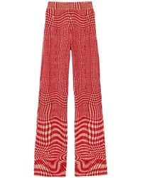 Burberry - Pantaloni Svasati - Lyst