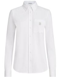 Brunello Cucinelli - Logo Shirt - Lyst