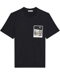 Helmut Lang - T-Shirt Met Grafische Print - Lyst