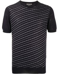 Corneliani - Striped T-shirt - Lyst