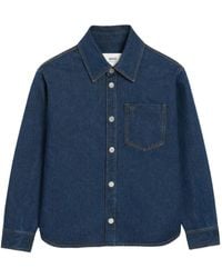 Ami Paris - Ami De Coeur Cotton Overshirt - Lyst