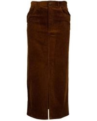 Isabel Marant - Odalie Corduroy Midi Skirt - Lyst