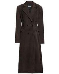 ROTATE BIRGER CHRISTENSEN - Double-Breasted Long Coat - Lyst