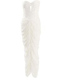 Ana Radu - Sequin Strapless Dress - Lyst