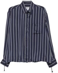 LC23 - Striped Drawstring-Hem Shirt - Lyst