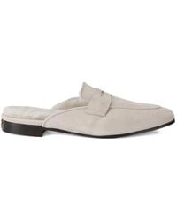 Bougeotte - Nomad Suede Shearling Slippers - Lyst