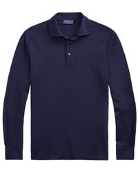 Ralph Lauren - Long-Sleeve Pocket Polo Shirt - Lyst