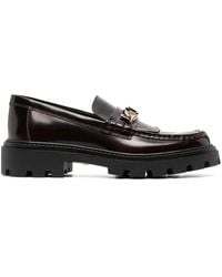 Tod's - Fringe-Detail Leather Loafers - Lyst