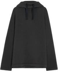 Lemaire - Wool And Cotton Hoodie - Lyst